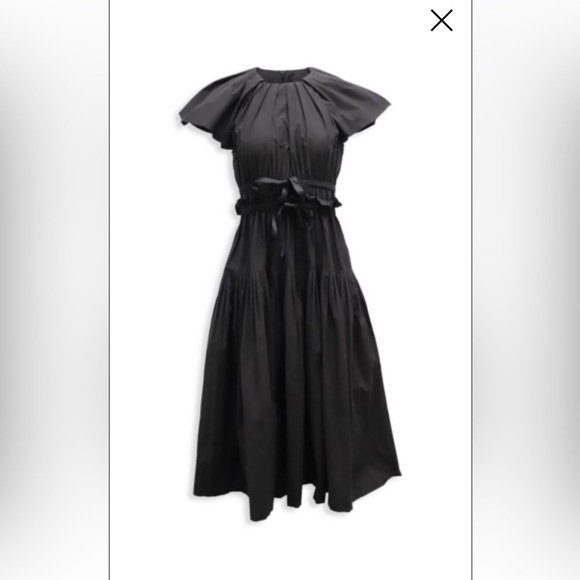 Ulla Johnson Delmara Dress In midnight (deep navy) size 6 pockets - Picture 5 of 16